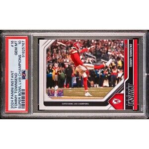 Tommy Townsend 2023 Panini NFL Superbowl Champions #16 Card PSA 10 Gem Mint